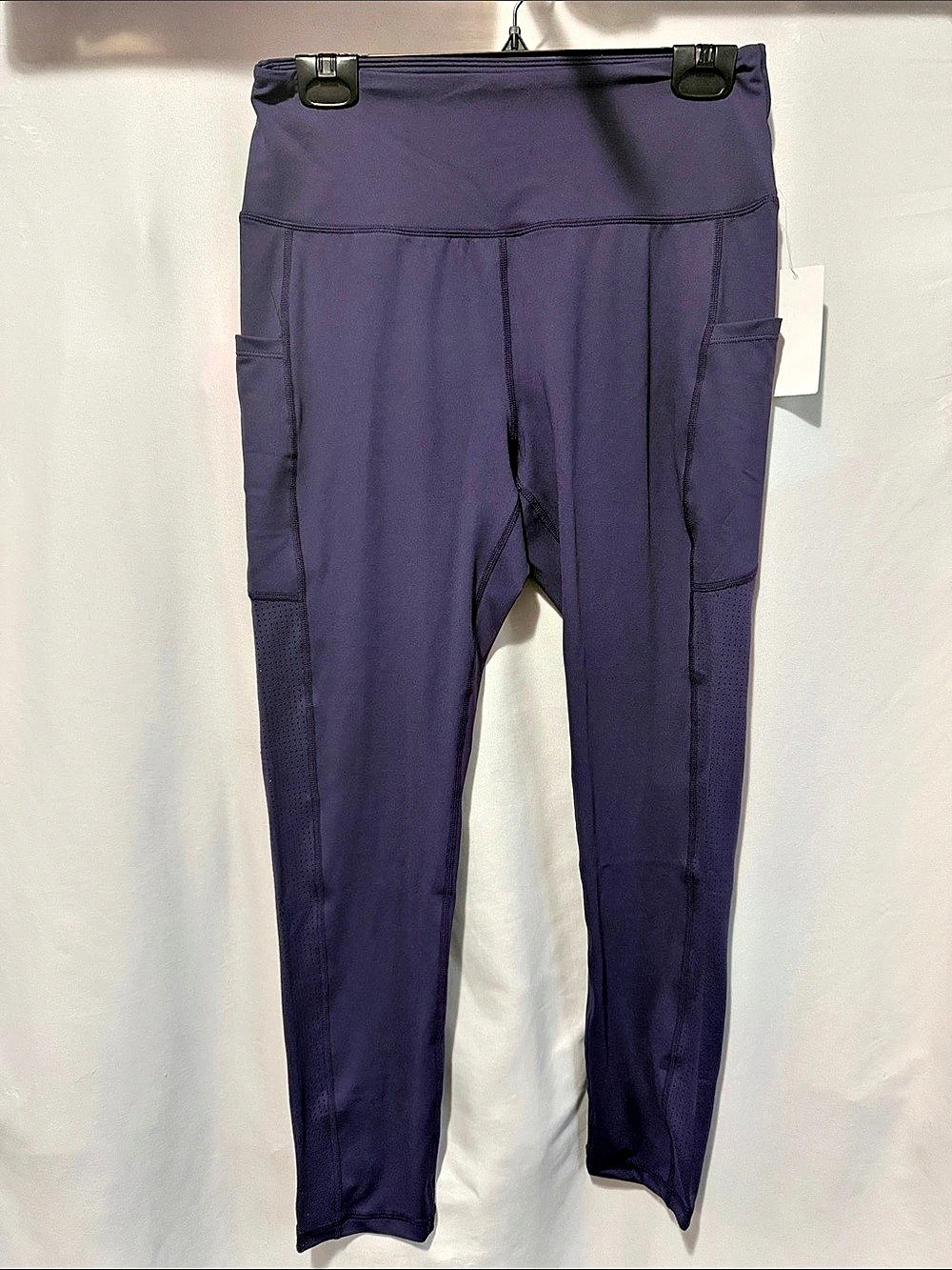 Seenmly Purple Athletic Leggings Size Large NWT